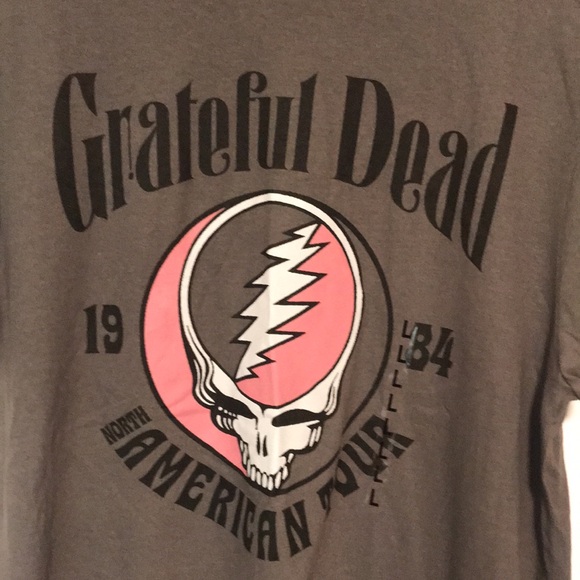 NEW Grateful Dead 1984 North American Tour Graphic Tee. Large - Picture 3 of 5